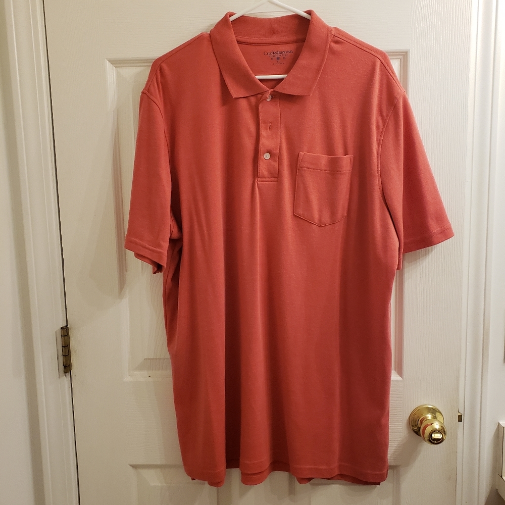 Croft & Barrow Men's Polo Shirt - Coral